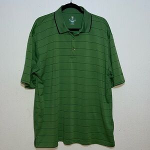 Pro Tour Cool Play Men’s Green Polo Golf Shirt Size XL